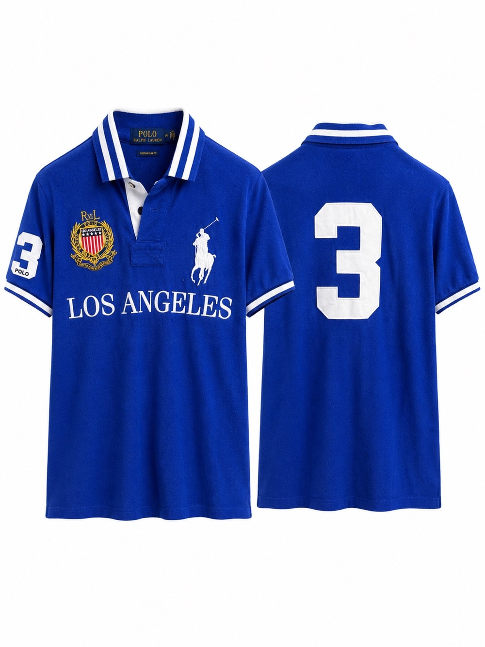 Polo by Ralph Lauren Los Angeles Royal Blue Short-Sleeve Polo